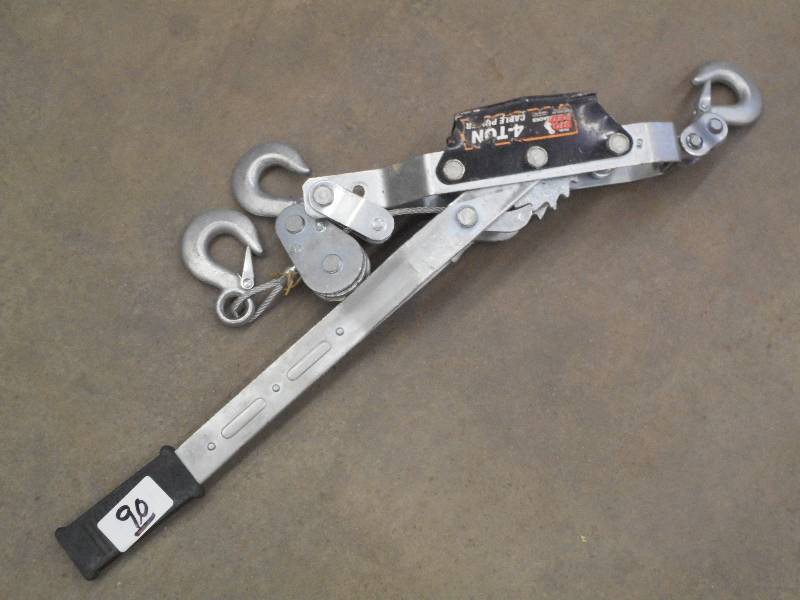 4-Ton Steel Cable Come-Along ...
