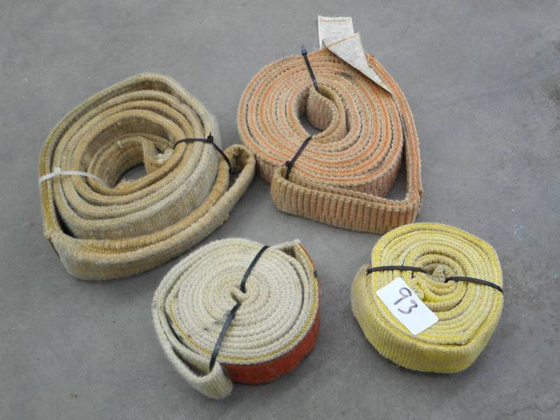 Lot Of (4) Lifting Straps ...