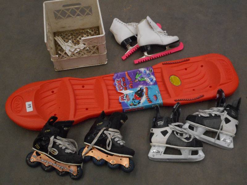 Lot Of Skates, Rollerblades, Snow ...