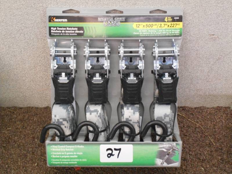 New Keeper 4-Pack Of 12ft 500# Stra...