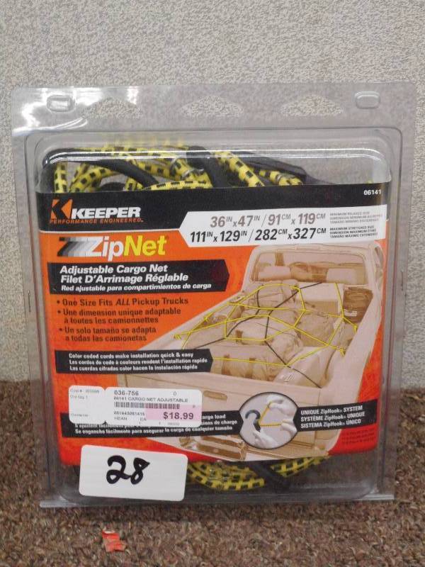 New Keeper Zip-Net 36x47 Cargo Ne...