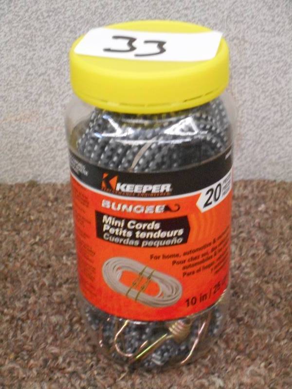 New Keeper 20-Pack Of Mini Bungee S...