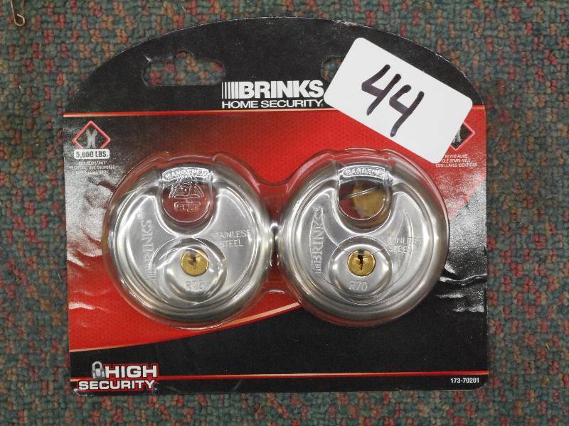 New Brinks 2-Pack Of 5000# Padlocks...