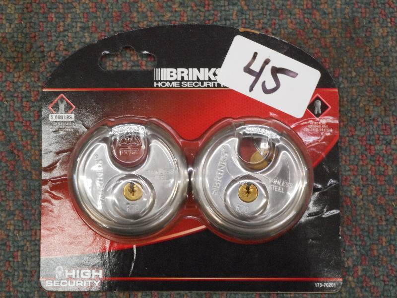 New Brinks 2-Pack Of 5000# Padlocks...