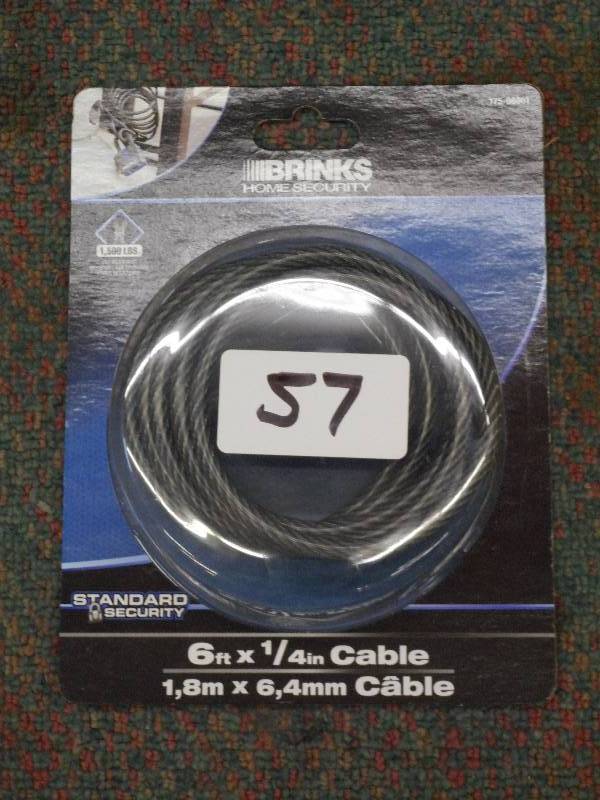 New Brinks 14x6ft Lock Cable ...