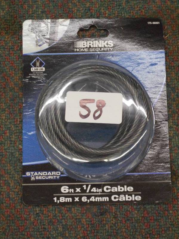 New Brinks 14x6ft Lock Cable ...