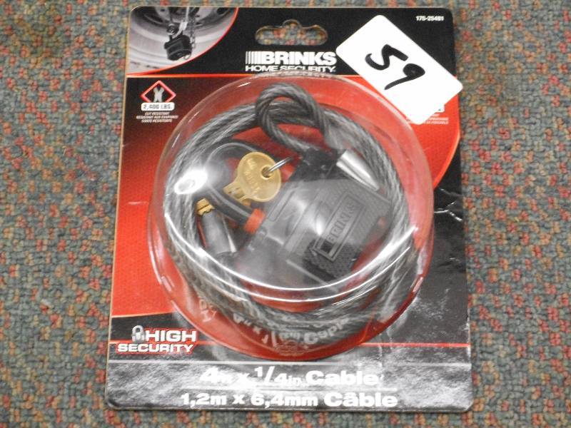 New Brinks 14x4ft Lock Cable ...