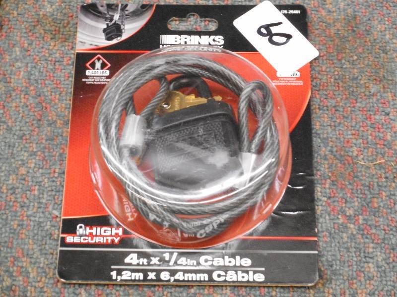 New Brinks 14x4ft Lock Cable ...