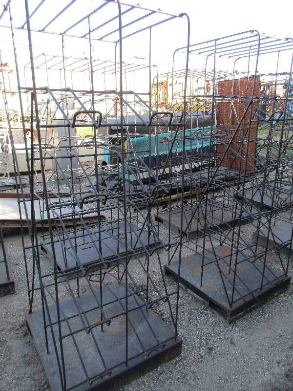 2 Steel Parts Bins Racks