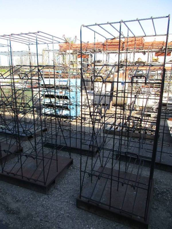 2 Steel Parts Bins Racks