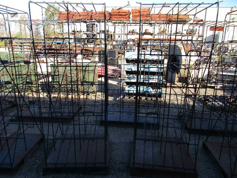 2 Steel Parts Bins Racks