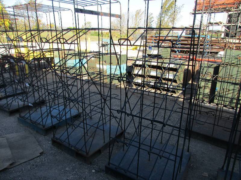 2 Steel Parts Bins Racks