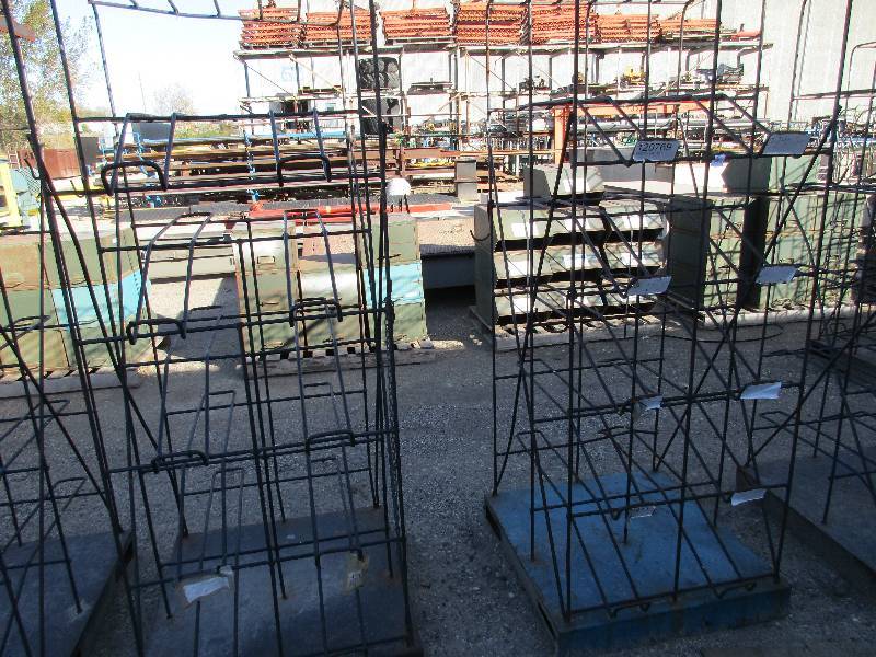 2 Steel Parts Bins Racks