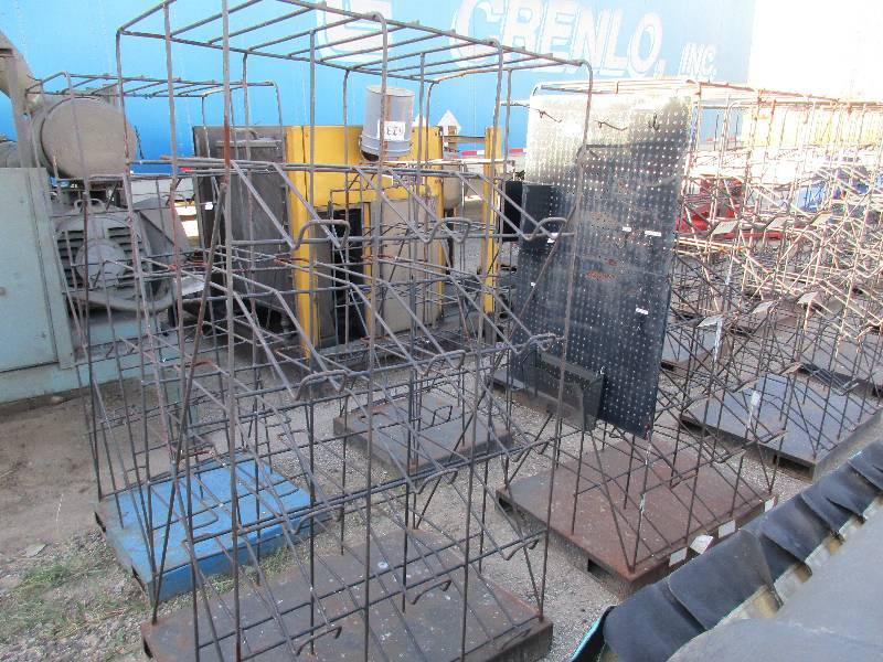 2 Steel Parts Bins Racks