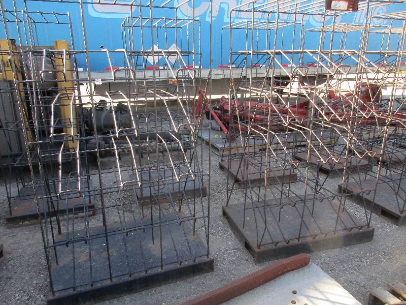 2 Steel Parts Bins Racks