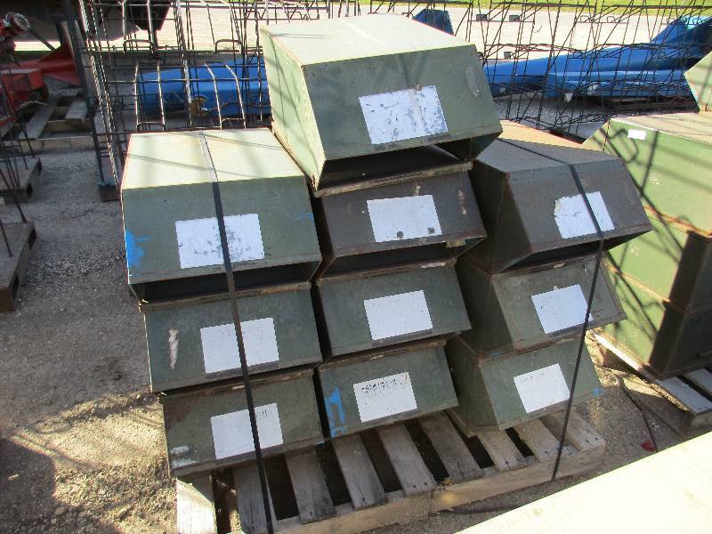 10 Metal Parts Bins