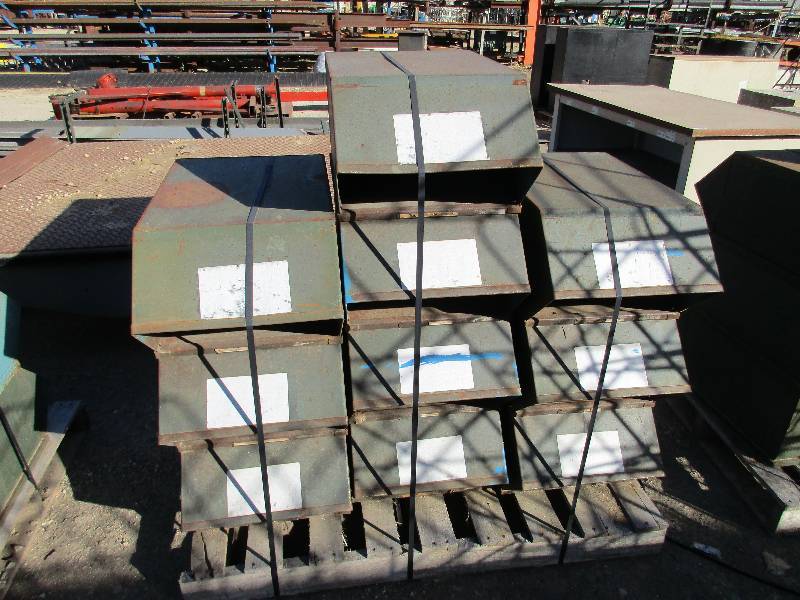 10 Metal Parts Bins
