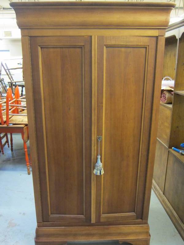 lot 2 image: Wood Armoire