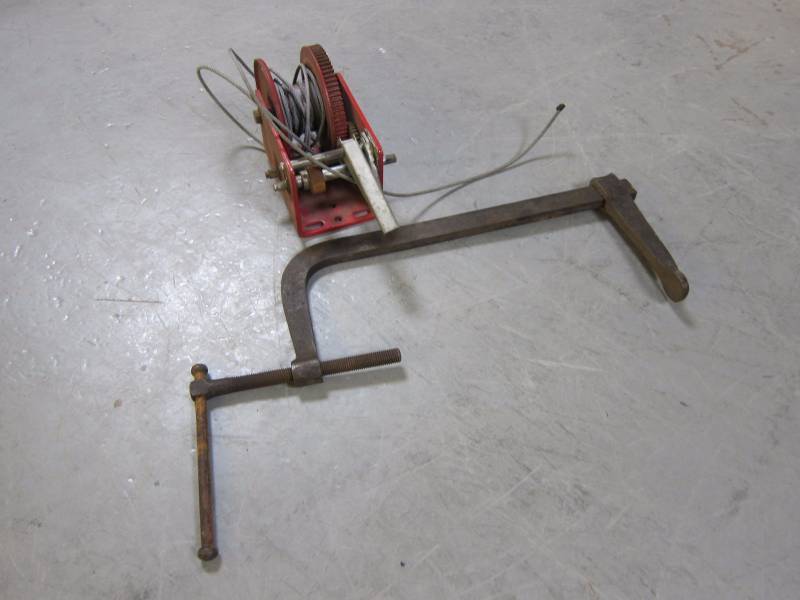lot 41 image: Winch and Clamp