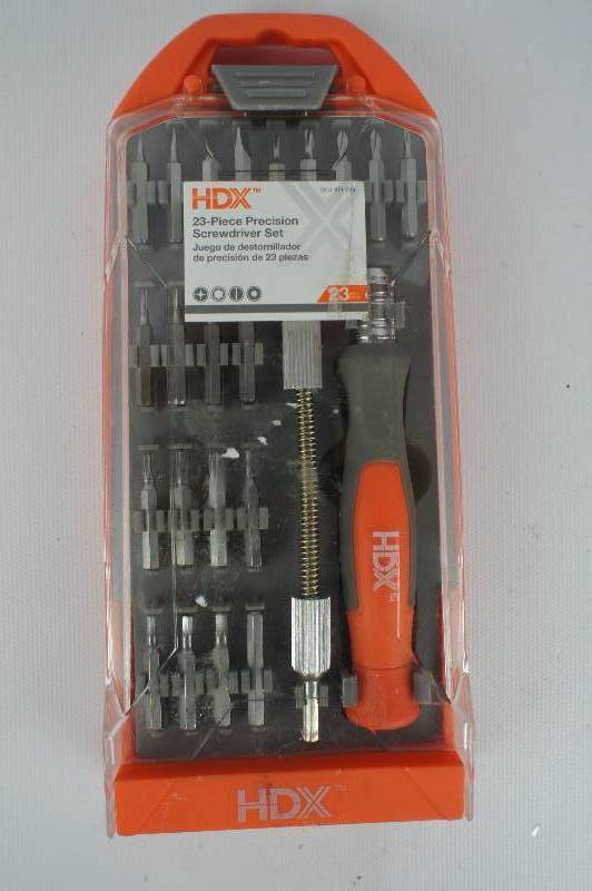 lot 10 image: HDX 23-PC Precision Screwdriver Set