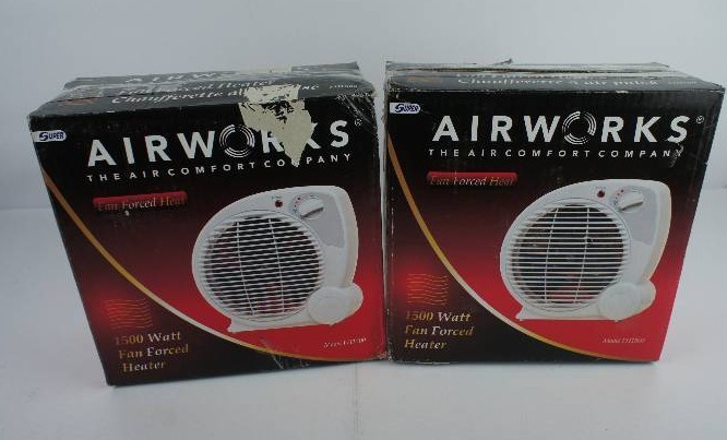 lot 66 image: Airworks Fan Forced Heaters