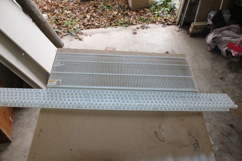 White Aluminum Shelf