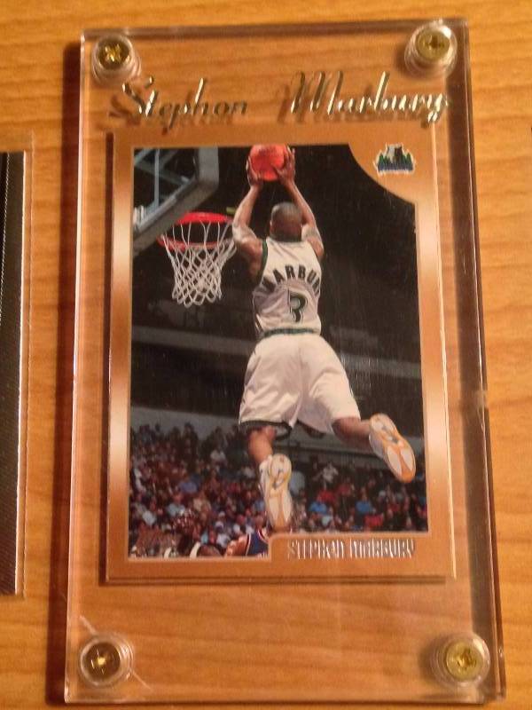 Stephon Marbury Placque  Card Collection