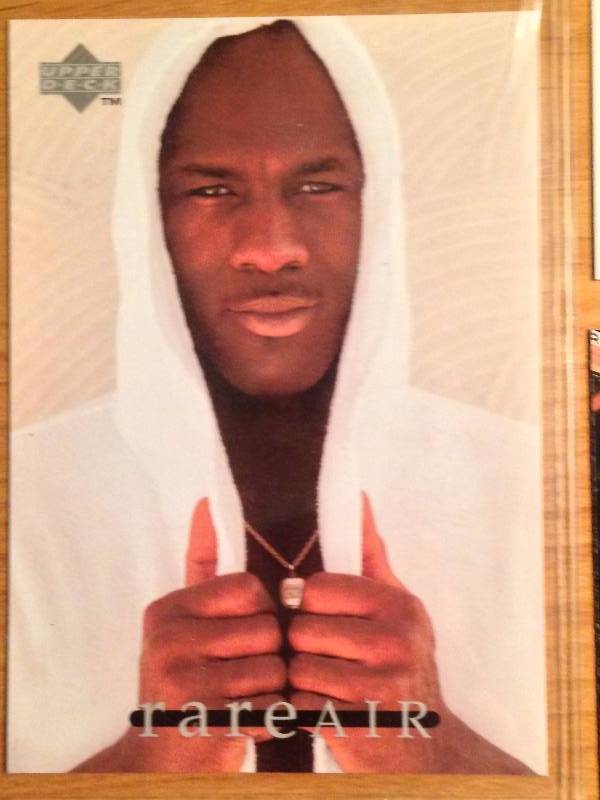 Michael Jordan Player Card Collage. Premium Super Size Cards