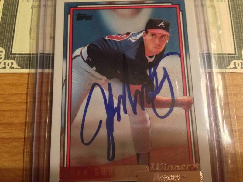 John Smoltz Autograph w COA (HOF)