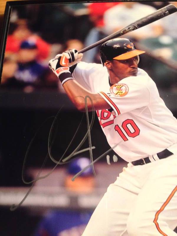 Adam Jones 8x10 Autographed Photo w COA