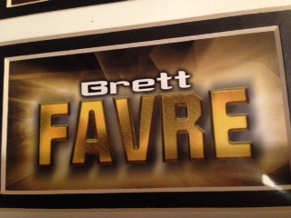 Brett Favre Memorabilia Collage