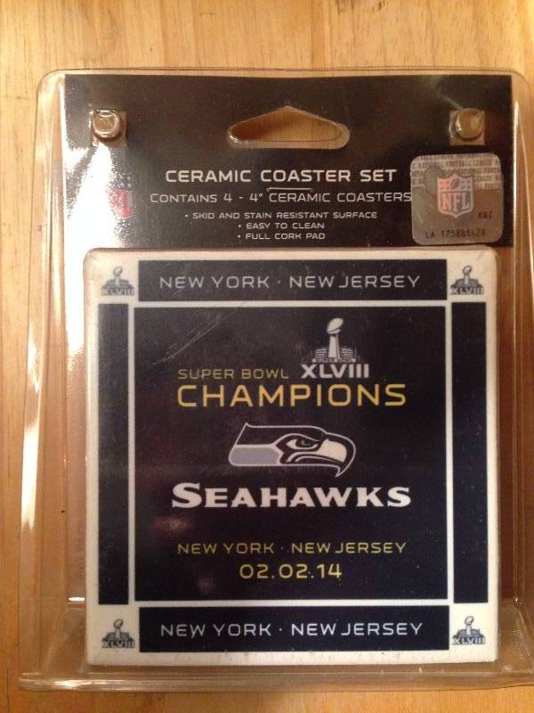 Seattle Seahawks Coasters - NEW