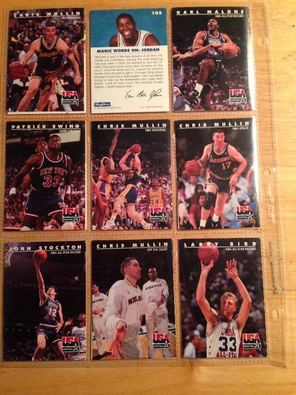 USA Basketball Premier Card Lot - Dream Team