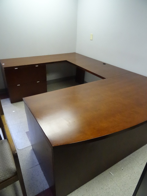 U Shaped Office Desk 3 Piece