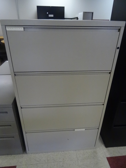 30 Metal 4 Drawer Lateral File