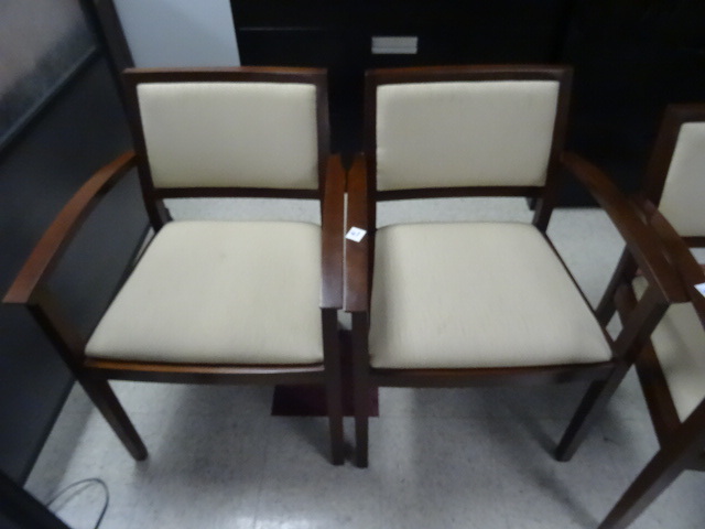 2 Matching Wood Framed Side Chairs