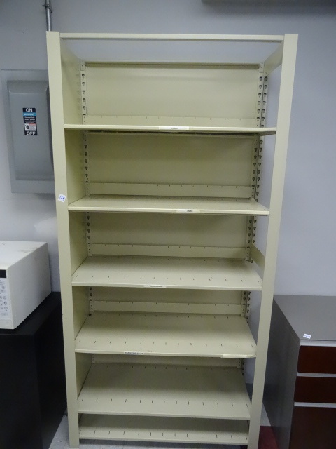 Metal Shelving Unit 38 X 15 X 76