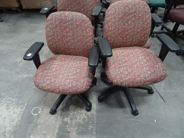 2 Matching Office Chairs on Wheels