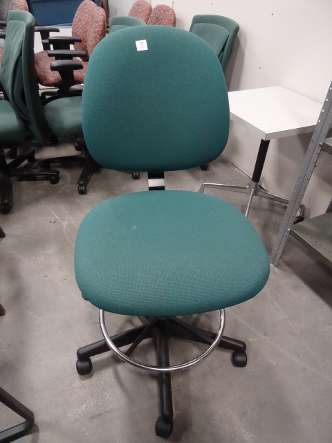 Adjustable Height Stool on Wheels