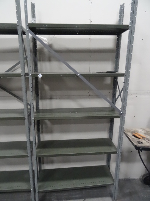 37 X 12 X 87 Metal Shelving Unit