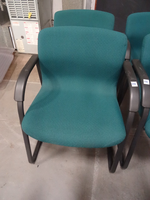 2 Metal Framed Side Chairs