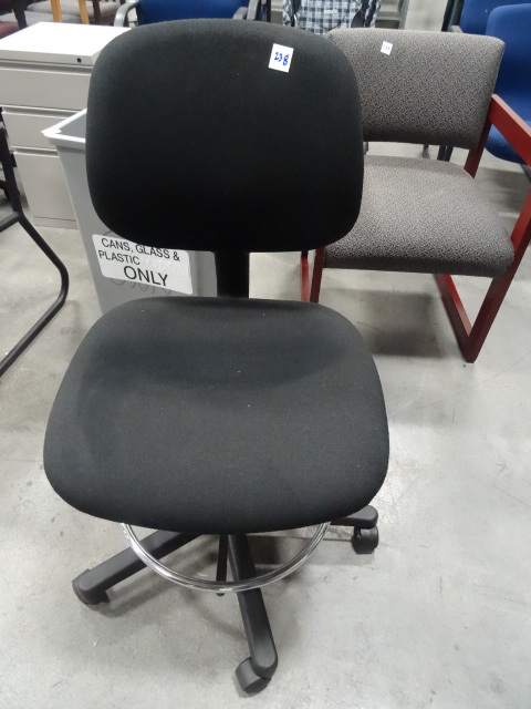 Adjustable Height Stool on Wheels