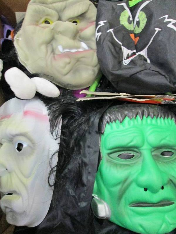 halloween  8 masks,8 trick or treat...