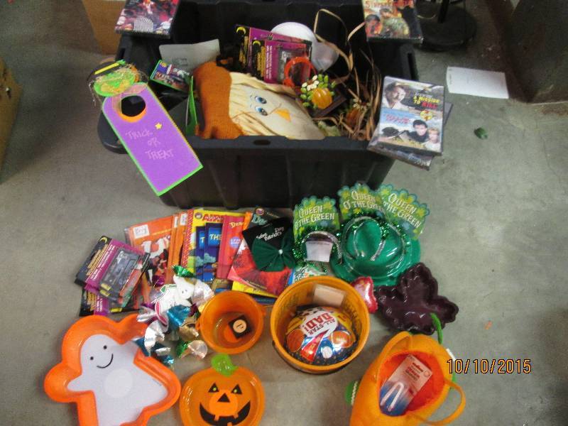 Halloween and seasonal items from a...