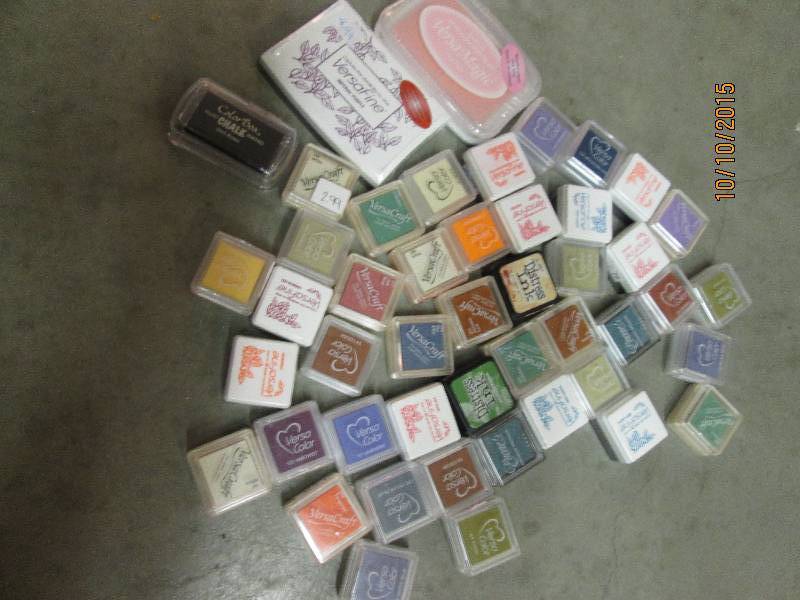 Large lot of assorted ink pads grea...