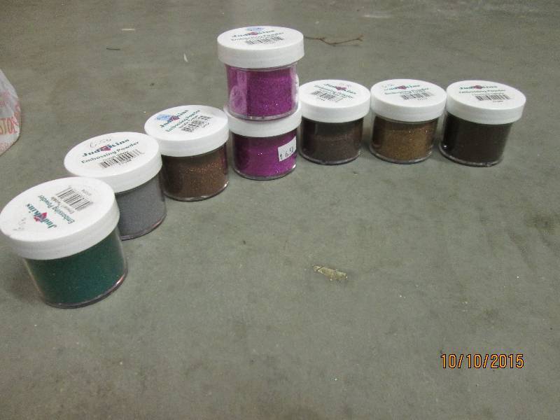 Lot of various colors, large jars o...