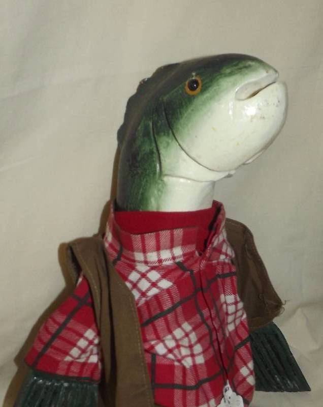 Vintage Folk Art Swedish Fisherman