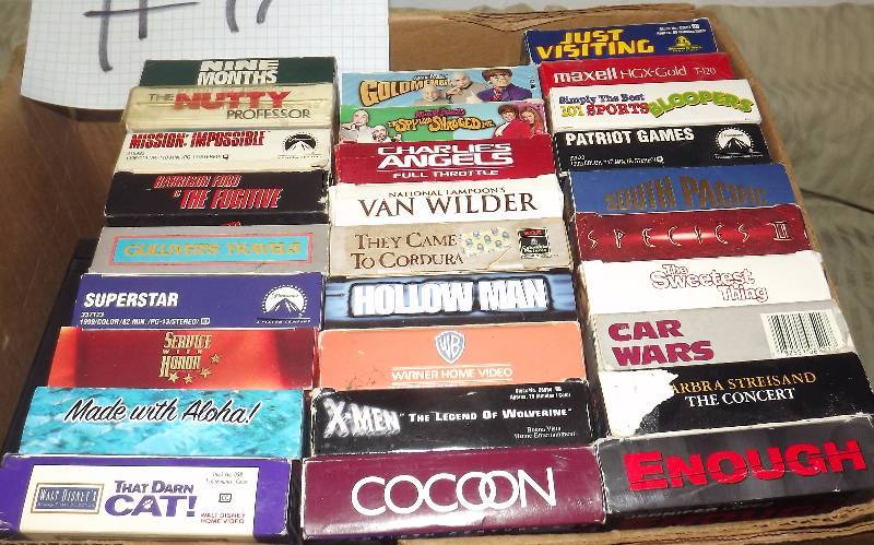 VHS Tape Lot