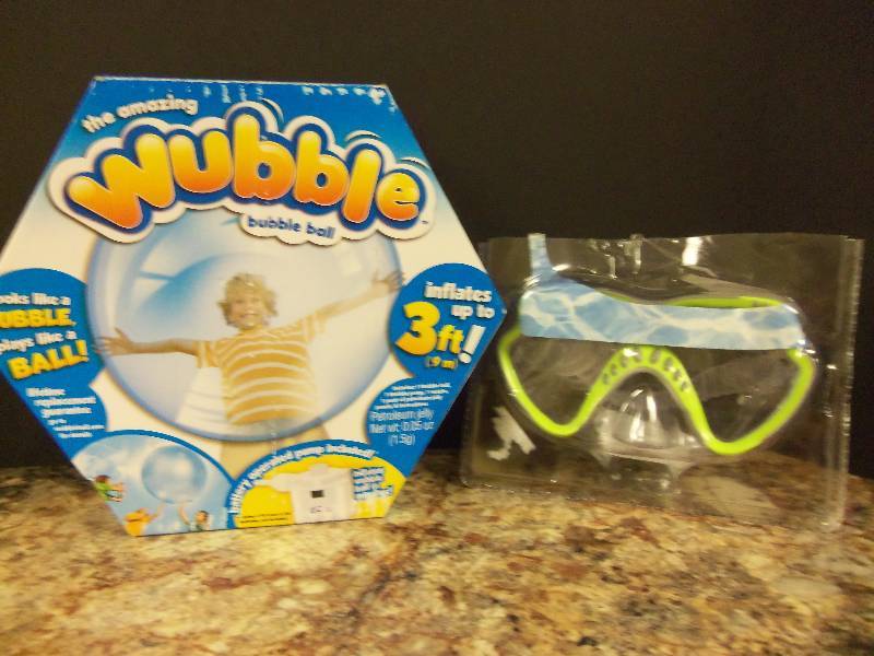Wubble Ball and Swim Goggles