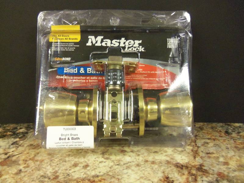 MasterLock Bed and Bath Doorknob